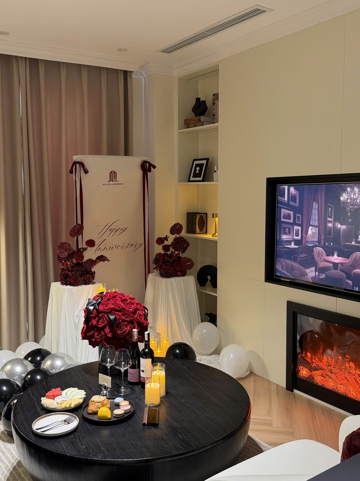 Romantic room decoration